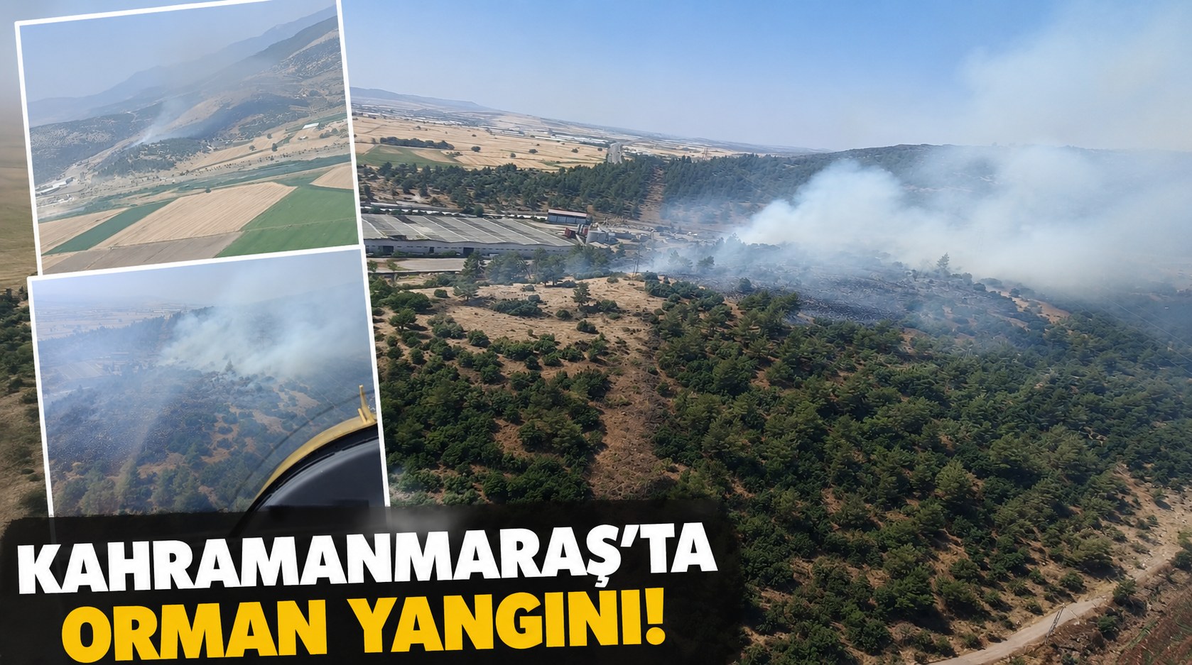 Kahramanmaraş'ta Orman Yangını Kontrol Altına Alındı