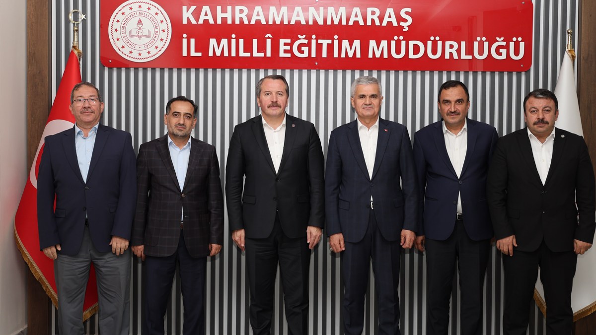 Genel Başkanımız Ali Yalçın, Kahramanmaraş İl Milli Eğitim Müdürü Turan Akpınar’ı ziyaret etti.
